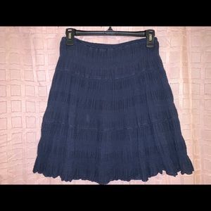 Navy blue skirt